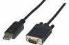 CABLES DisplayPort 1.2 VERS VGA M-M 2m -Neuf-