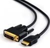 HDMI-A-DVI-D-2m Cable HDMI A/ DVI-D - 2M plaqué Or -Neuf